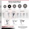Service Caster 3.5 Inch Phenolic Wheel Swivel Bolt Hole Caster Set with 2 Brake SCC-BH20S3514-PHR-2-TLB-2 - alternate 3